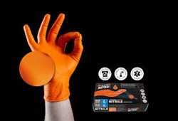 Handschuhe Nitryl Orange - 50 St.- L